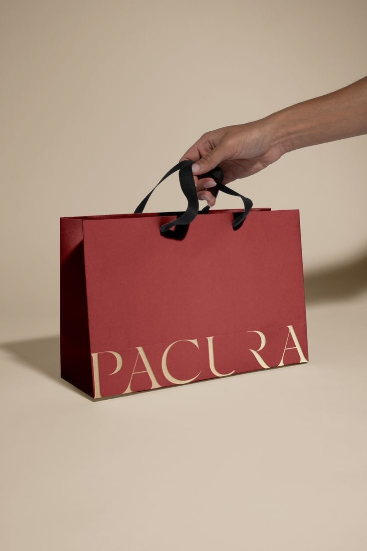 Gold Leaf printed paper bag – Shree Hardev Packaging